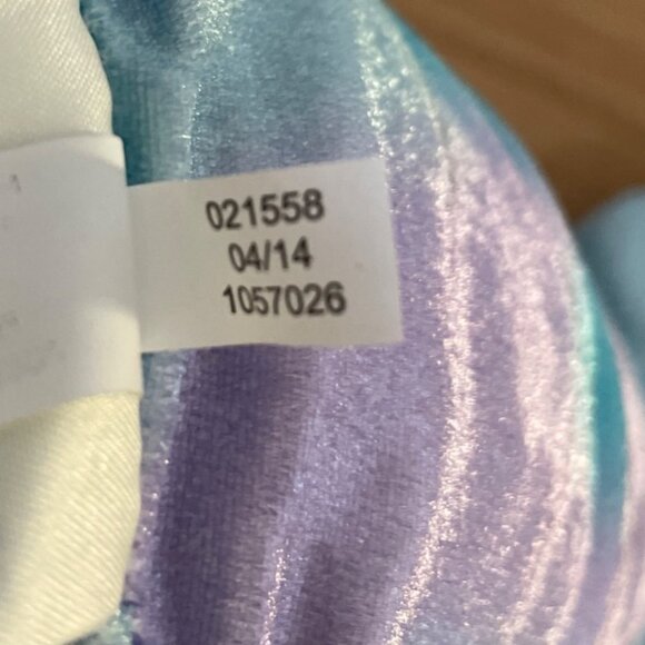 Build-A-Bear Workshop Dolphin Hand Puppet 19 Inch Pastel Blue Purple Plush Toy - Picture 5 of 6